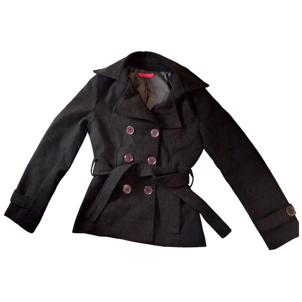Women's Sz Small Tiziana Cervasio Wool Peacoat Made in Italy